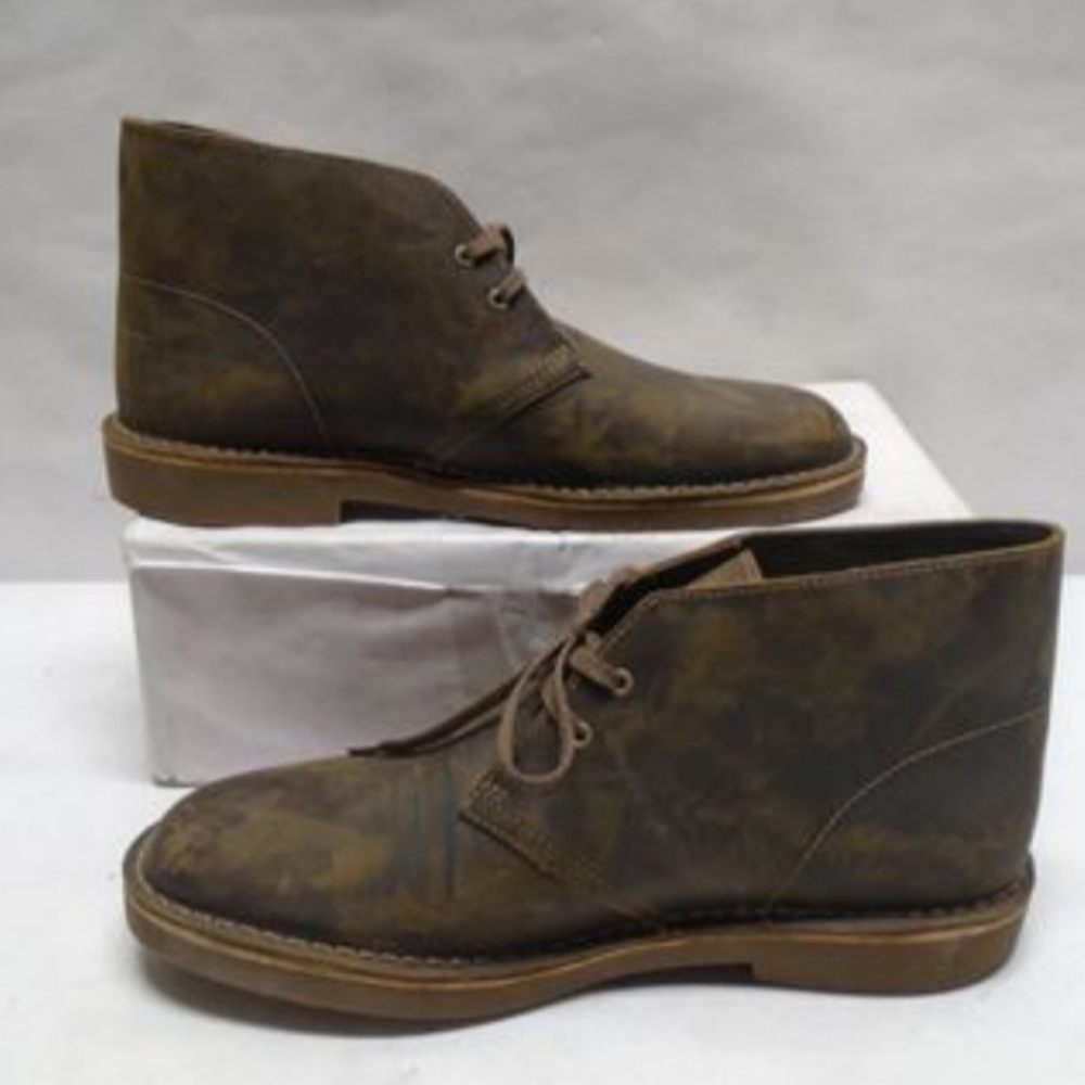 Clarks Bushacre 2 'Beeswax' Chukka Boots Mems Size 10W